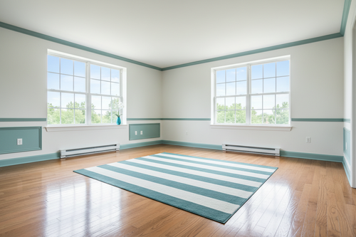 Spotlessly clean empty apartment ready for move-in after professional cleaning service